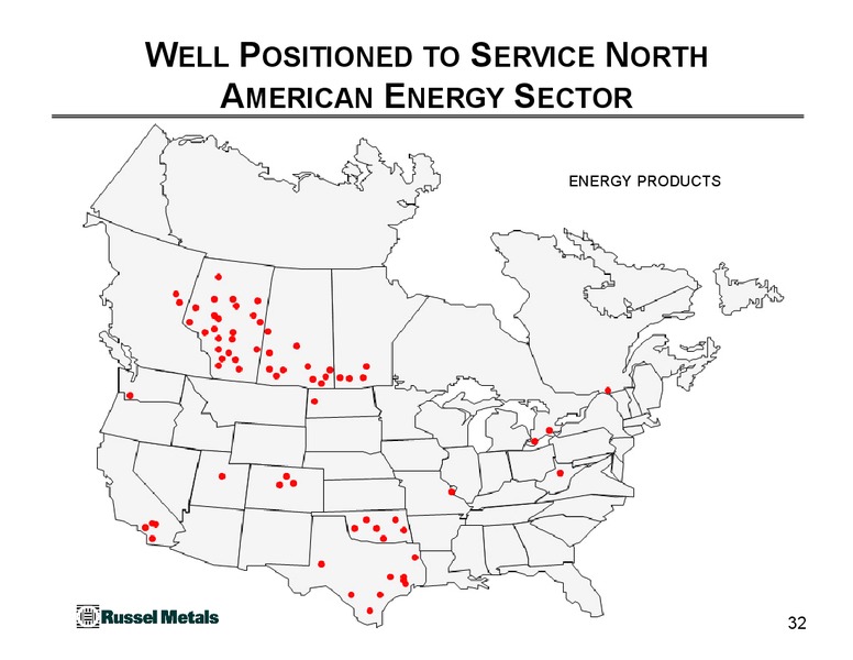 June 2015 Investor Presentation – Russel Metals Inc. – slide 32