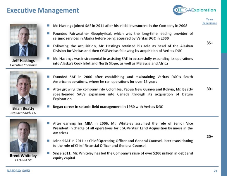 Cowen and Company 4th Annual Energy Conference – SaExploration – slide 20