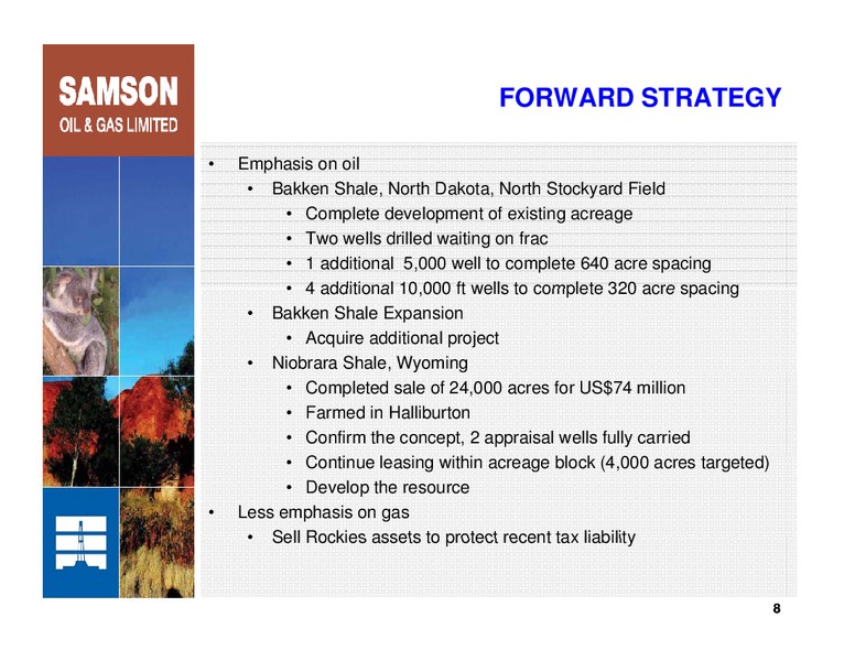 IPAA OGIS DENVER – Samson Oil & Gas Limited – slide 7
