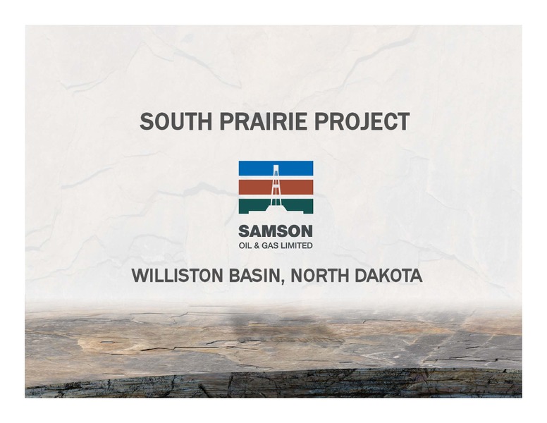 ENERCOM OIL AND GAS CONFERENCE – Samson Oil & Gas Limited – slide 27
