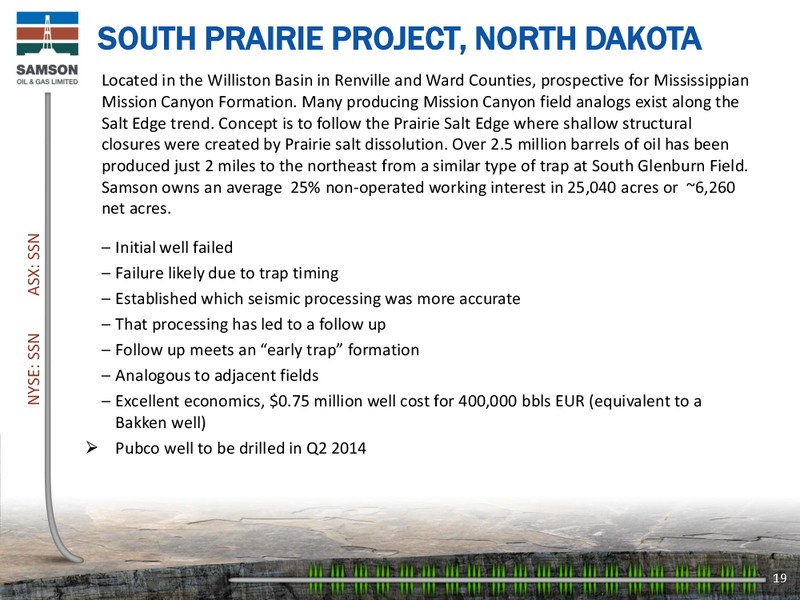 Investor Presentation – Samson Oil & Gas Limited – slide 18