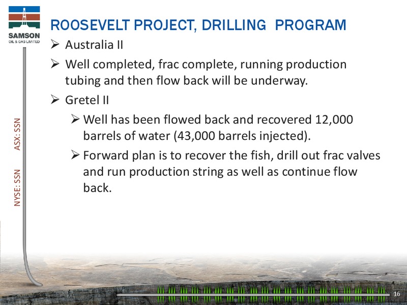 IPAA OGIS NEW YORK CONFERENCE – Samson Oil & Gas Limited – slide 15