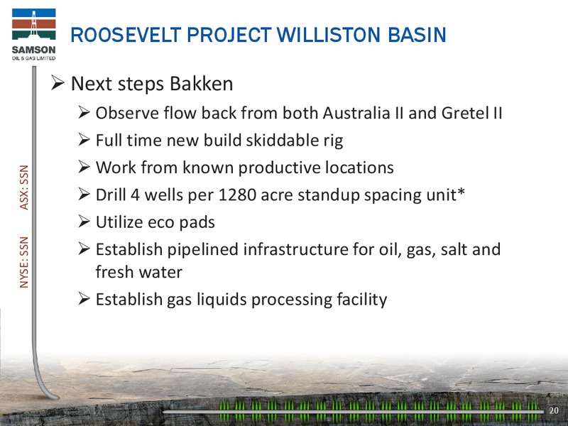 IPAA OGIS NEW YORK CONFERENCE – Samson Oil & Gas Limited – slide 19