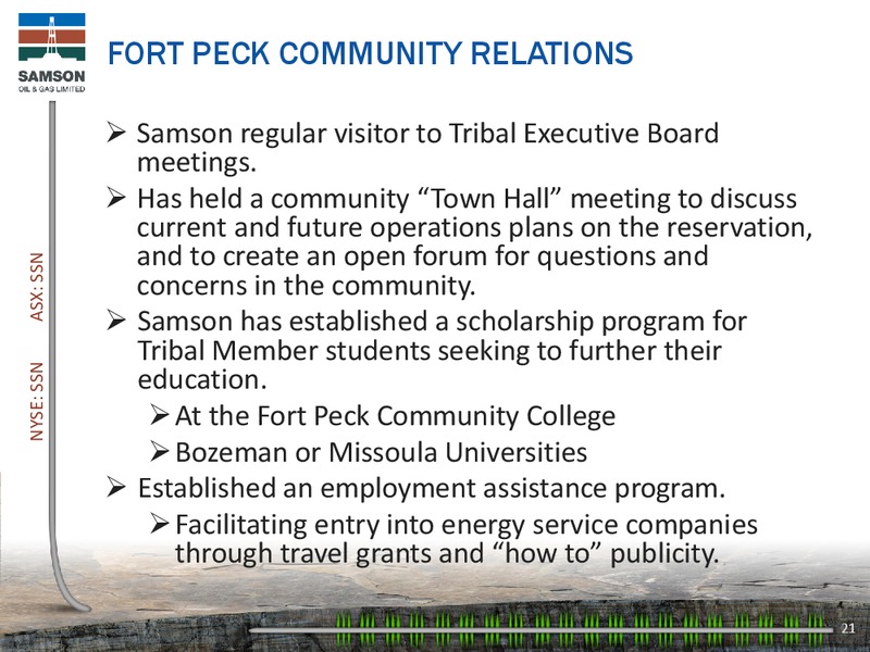 IPAA OGIS NEW YORK CONFERENCE – Samson Oil & Gas Limited – slide 20