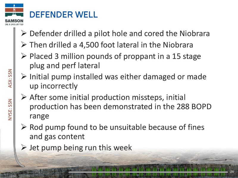 IPAA OGIS NEW YORK CONFERENCE – Samson Oil & Gas Limited – slide 25