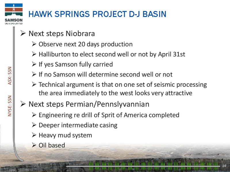 IPAA OGIS NEW YORK CONFERENCE – Samson Oil & Gas Limited – slide 27