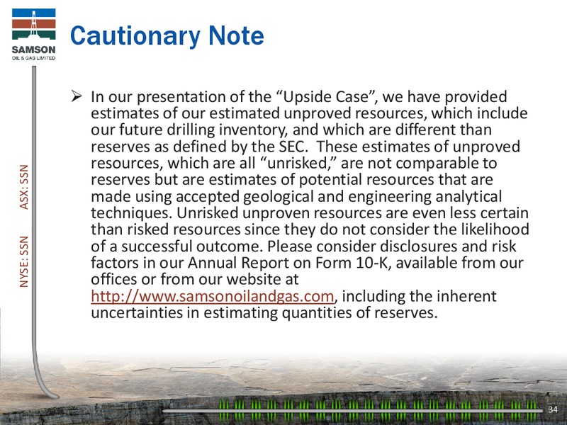 IPAA OGIS NEW YORK CONFERENCE – Samson Oil & Gas Limited – slide 33