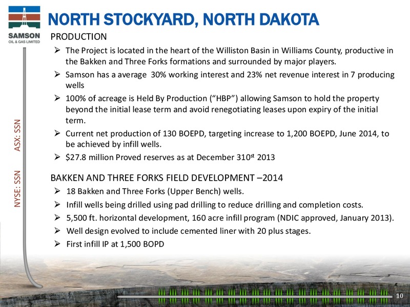 Investor Presentation – Samson Oil & Gas Limited – slide 9