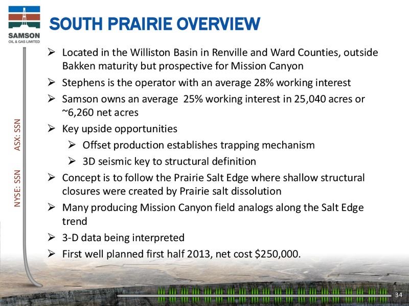 Investor Presentation – Samson Oil & Gas Limited – slide 33