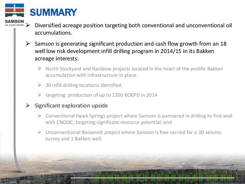 ENERCOM LONDON PRESENTATION – Samson Oil & Gas Limited – slide 22