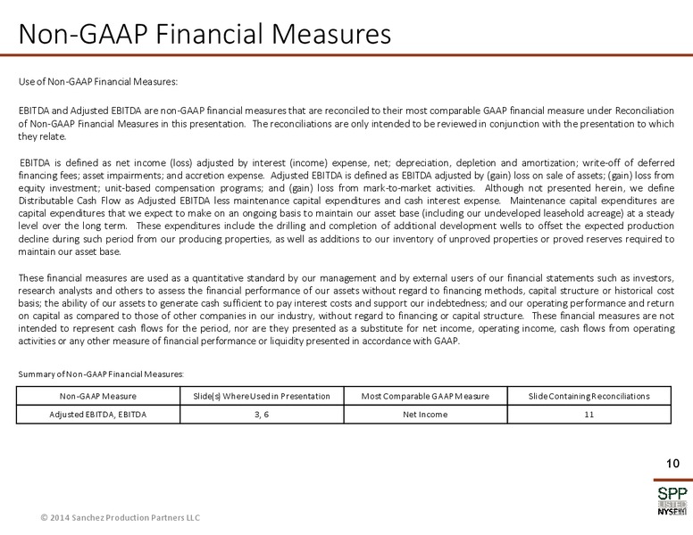 3Q 2014 Earnings Presentation – Sanchez Energy Corp – slide 8