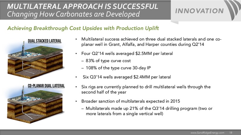 GOLDMAN SACHS GLOBAL ENERGY CONFERENCE – Sandridge Energy, Inc. – slide 16