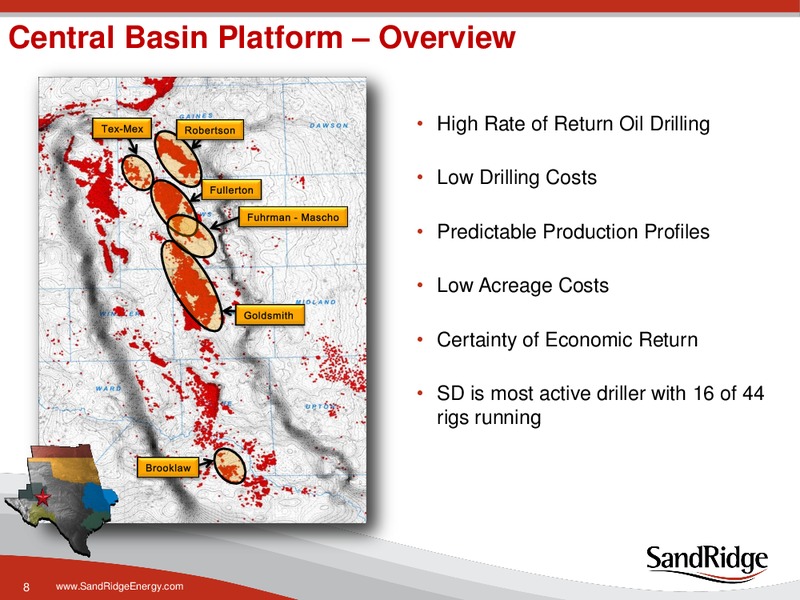 CREDIT SUISSE 2011 ENERGY SUMMIT – Sandridge Energy, Inc. – slide 7