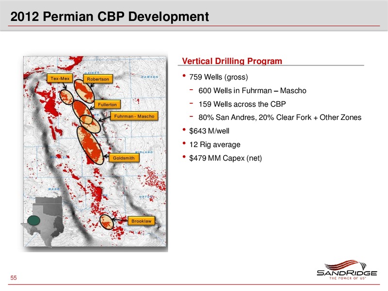 2012 Investor Analyst Meeting – Sandridge Energy, Inc. – slide 54