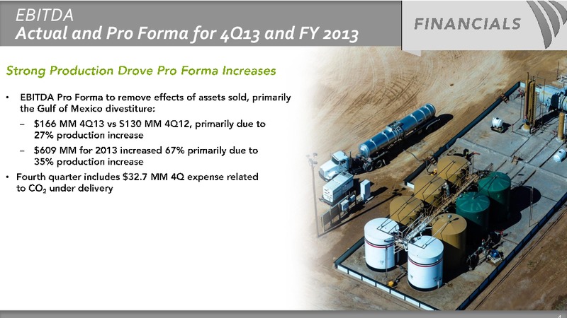 4Q2013 Earnings Update – Sandridge Energy, Inc. – slide 3