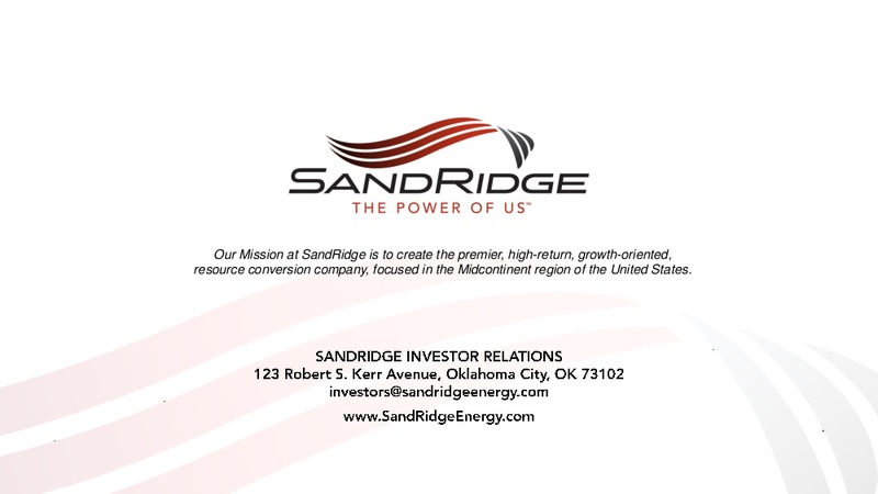 4Q2013 Earnings Update – Sandridge Energy, Inc. – slide 12