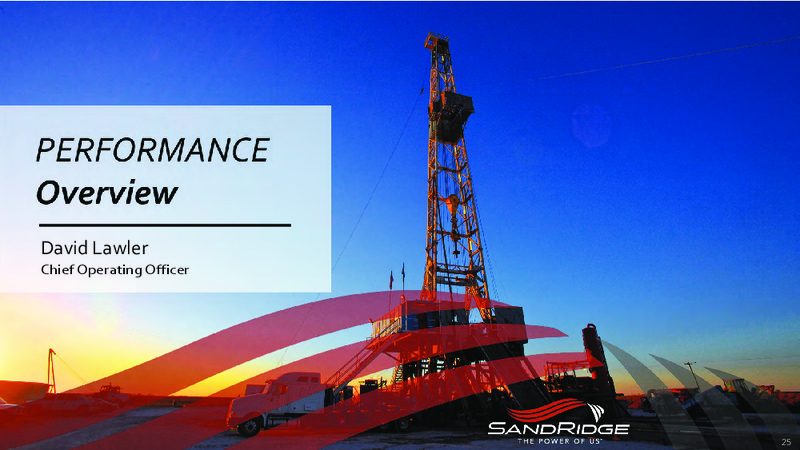 Seventh Annual Investor Analyst Meeting – Sandridge Energy, Inc. – slide 28