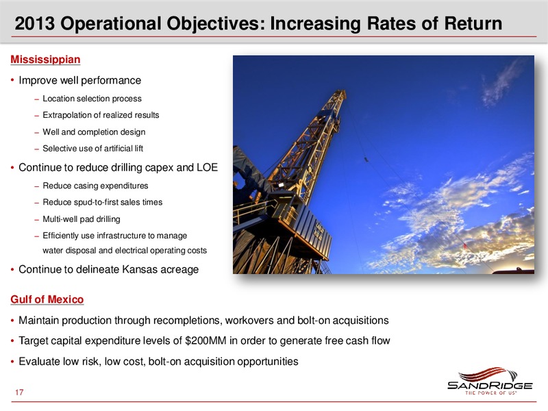 2013 Investor Analyst Meeting – Sandridge Energy, Inc. – slide 16