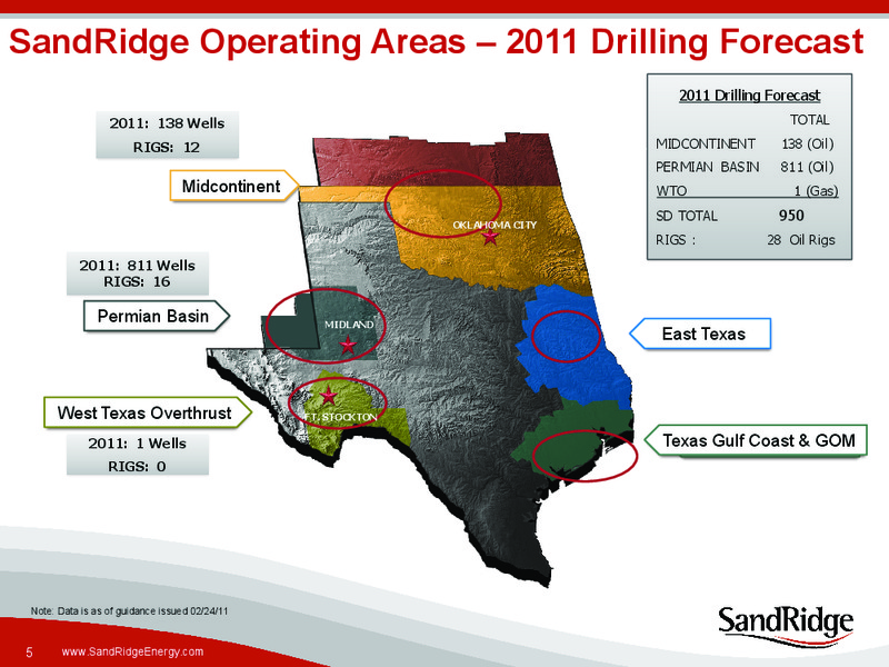 RAYMOND JAMES 32ND ANNUAL INSTITUTIONAL INVESTORS CONFERENCE – Sandridge Energy, Inc. – slide 4