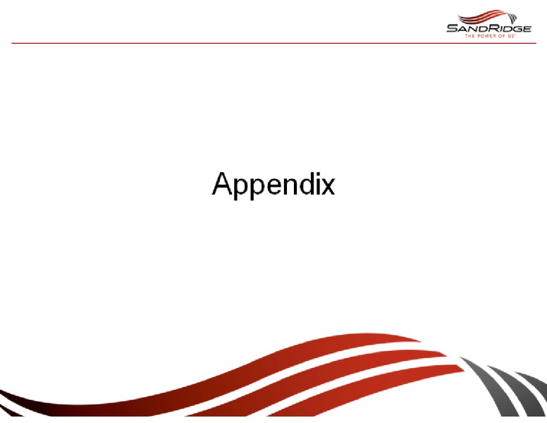 BARCLAYS HIGH YIELD CONFERENCE – Sandridge Energy, Inc. – slide 23