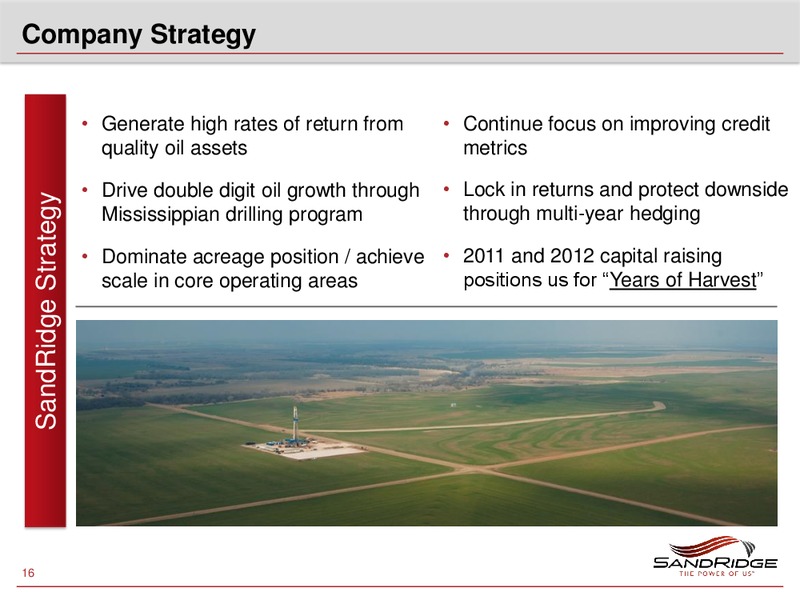 RBC CAPITAL MARKETS GLOBAL ENERGY AND POWER CONFERENCE – Sandridge Energy, Inc. – slide 15
