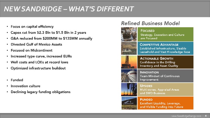 Investor Presentation – Sandridge Energy, Inc. – slide 5