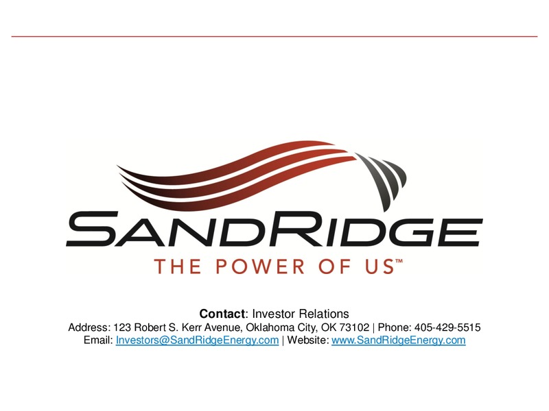 BARCLAYS CEO ENERGY & POWER CONFERENCE – Sandridge Energy, Inc. – slide 26