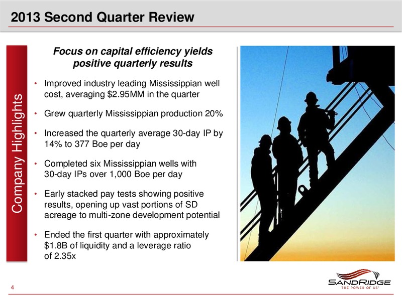 JOHNSON RICE ENERGY CONFERENCE – Sandridge Energy, Inc. – slide 3