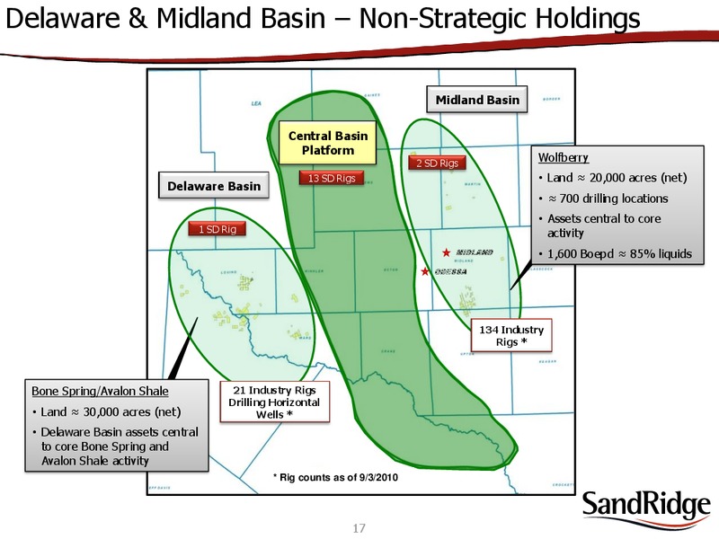 DEUTSCHE BANK LEVERAGED FINANCE CONFERENCE – Sandridge Energy, Inc. – slide 15