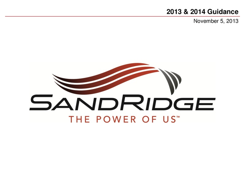 2013 & 2014 GUIDANCE – Sandridge Energy, Inc. – slide 1