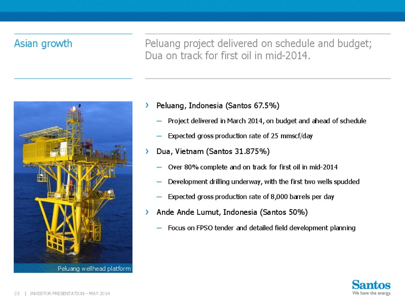 Macquarie Australia Conference – Santos Limited – slide 22