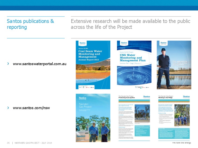 INVESTOR PRESENTATION – Santos Limited – slide 34