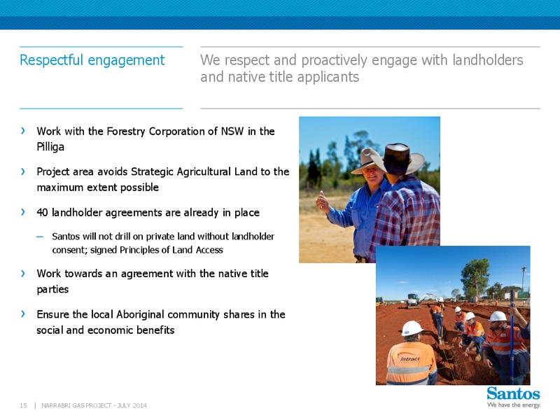 Narrabri Gas Project – Santos Limited – slide 14