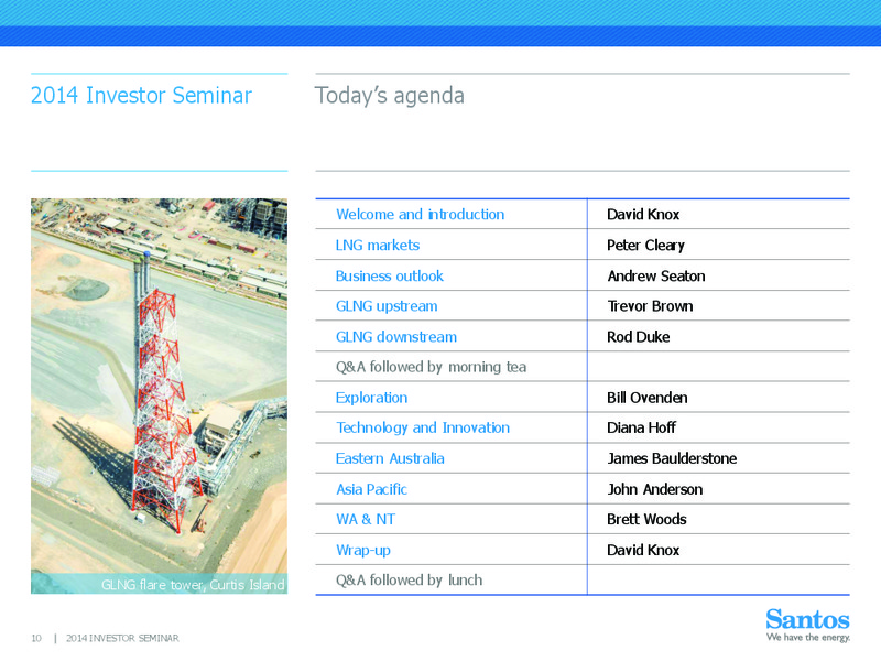INVESTOR SEMINAR – Santos Limited – slide 9