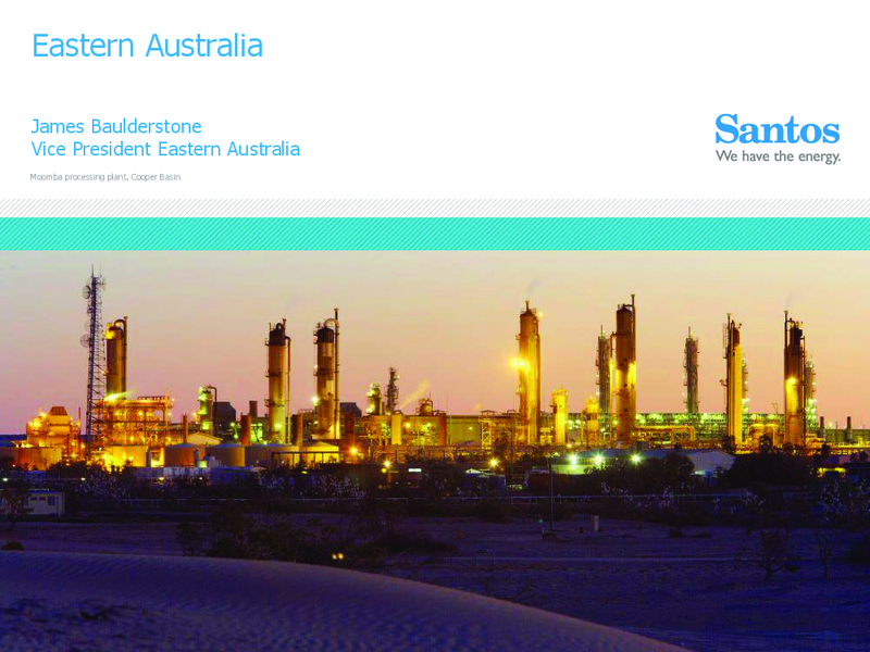 INVESTOR SEMINAR – Santos Limited – slide 54