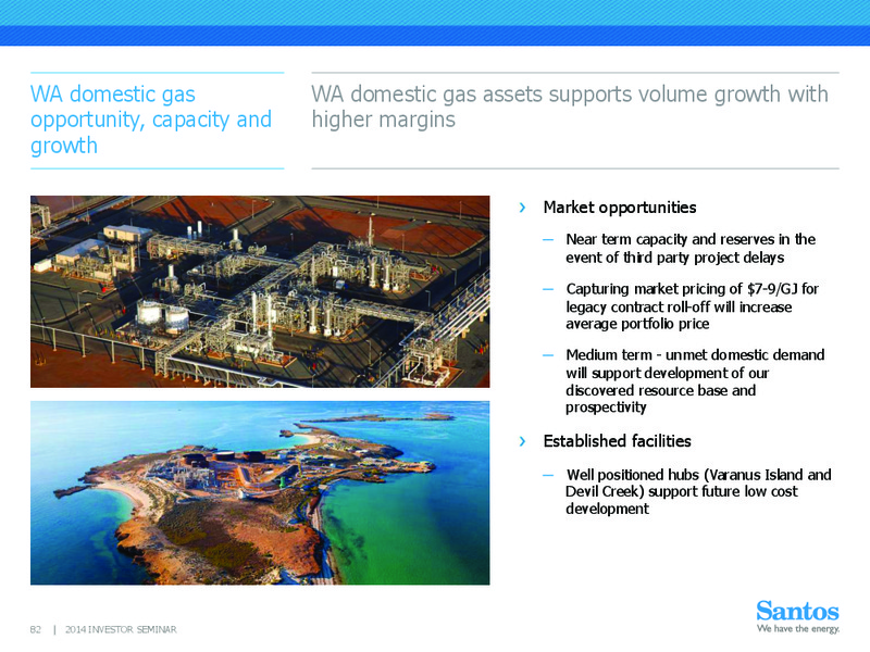 INVESTOR SEMINAR – Santos Limited – slide 81