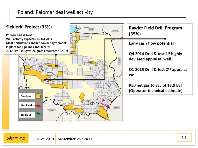 Annual General Meeting – San Leon Energy – slide 10