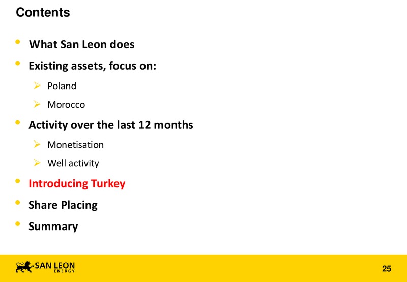 AGM – San Leon Energy – slide 24