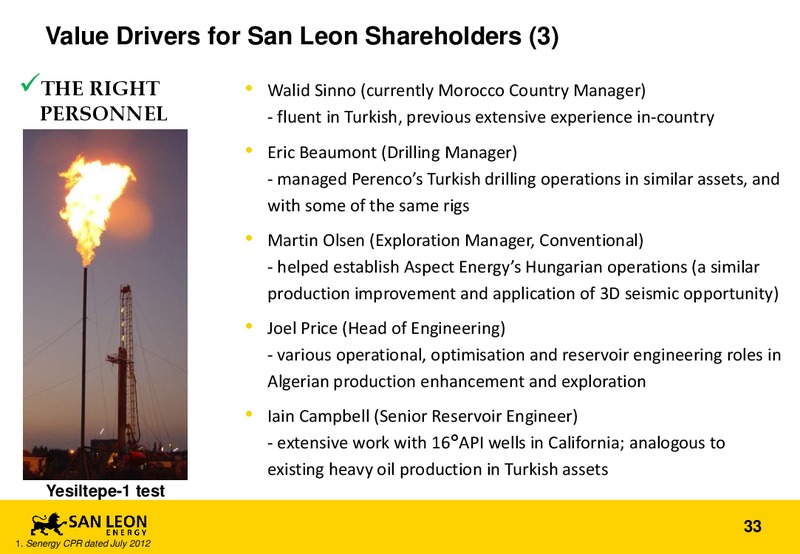 AGM – San Leon Energy – slide 32