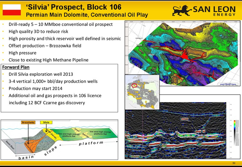Corporate Presentation – San Leon Energy – slide 49