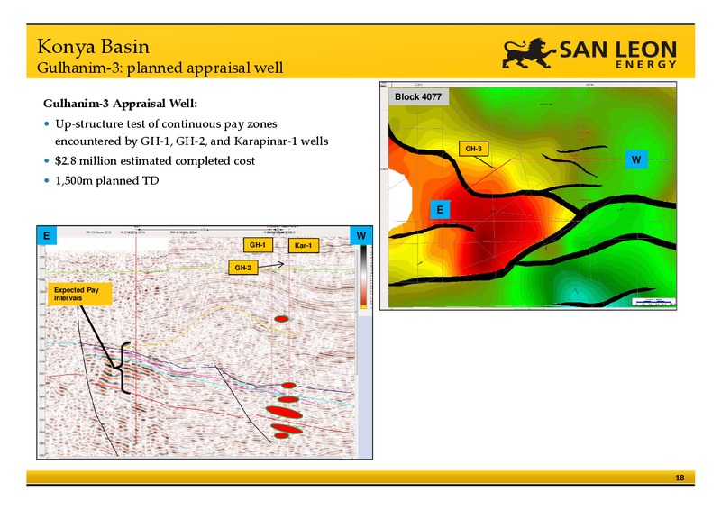 Acquisition of Alpay Enerji AS – San Leon Energy – slide 18