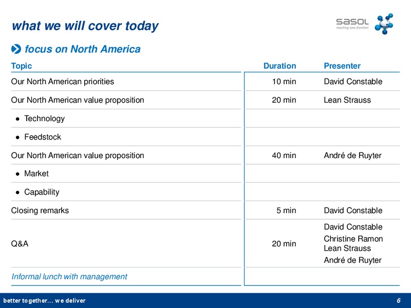 APRIL 2013 INVESTOR STRATEGY – Sasol Limited – slide 5