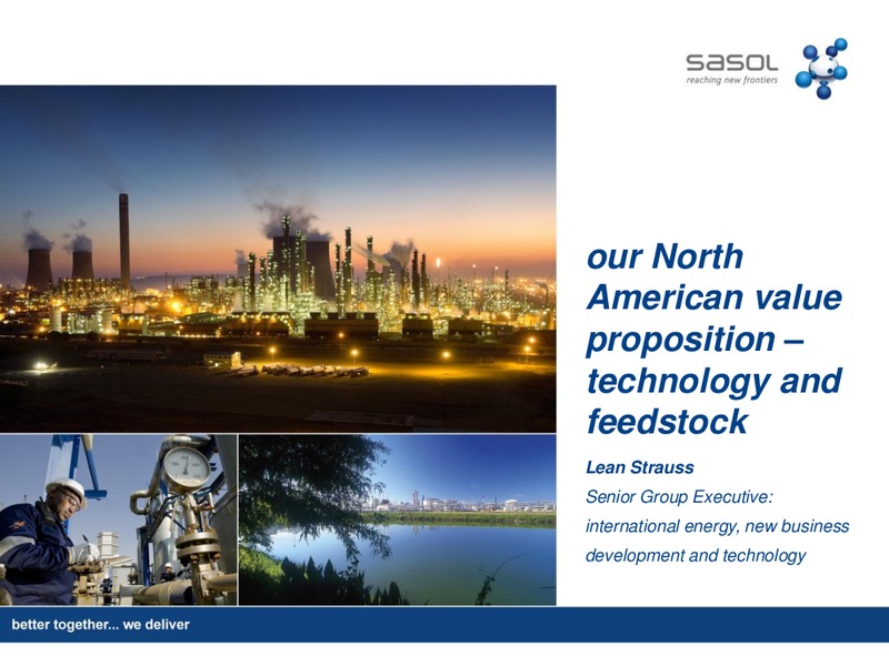 APRIL 2013 INVESTOR STRATEGY – Sasol Limited – slide 34