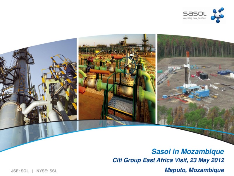 CITI GROUP EAST AFRICA VISIT – Sasol Limited – slide 1