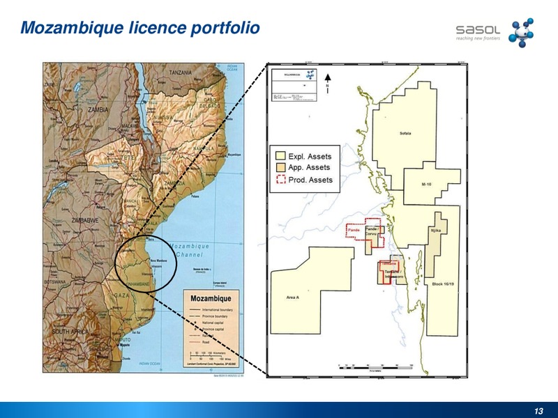 SASOLS RESPONSE TO GAS NEEDS IN SOUTHERN AFRICA – Sasol Limited – slide 12