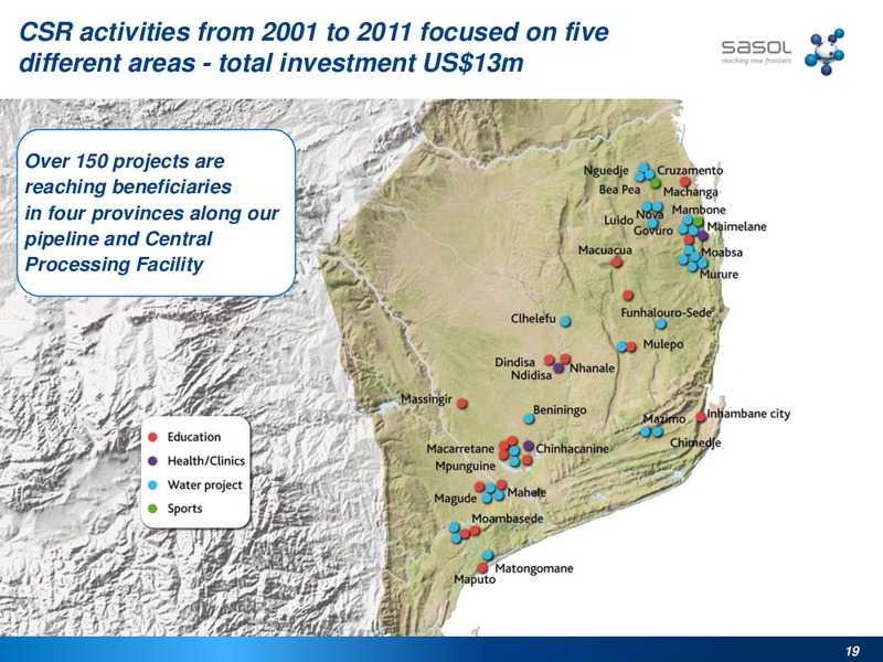 SASOLS RESPONSE TO GAS NEEDS IN SOUTHERN AFRICA – Sasol Limited – slide 18