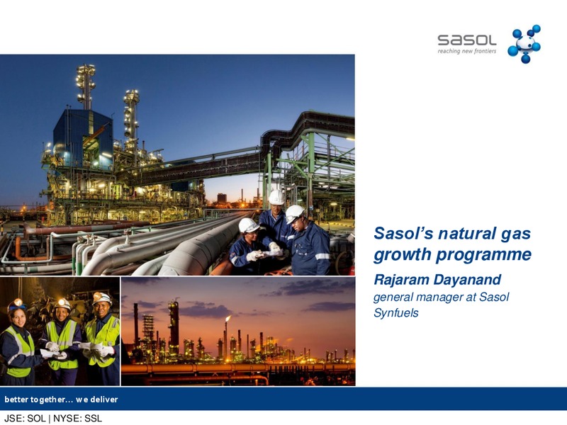 NOVEMBER 2012 INVESTOR PRESENTATION – Sasol Limited – slide 59