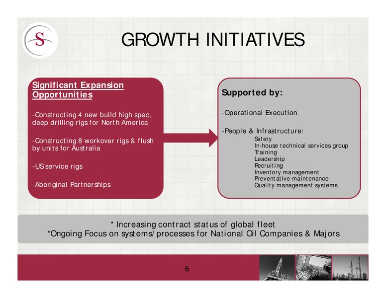 PETERS & CO 18TH ANNUAL ENERGY CONFERENCE – Savanna Energy Services Corp. – slide 6