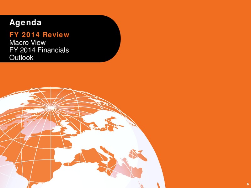 FY 2014 Presentation – Sbm Offshore – slide 5