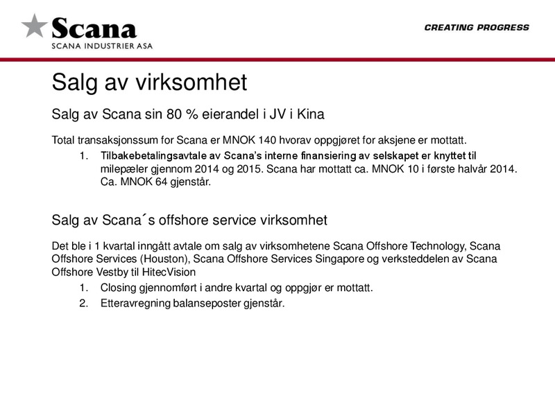Investor Presentation – Scana Corporation – slide 14